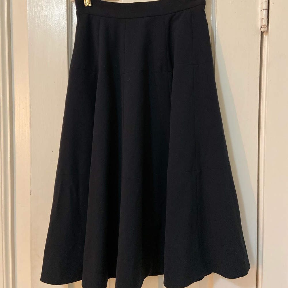 Cartonnier navy swing skirt | Anthropologie